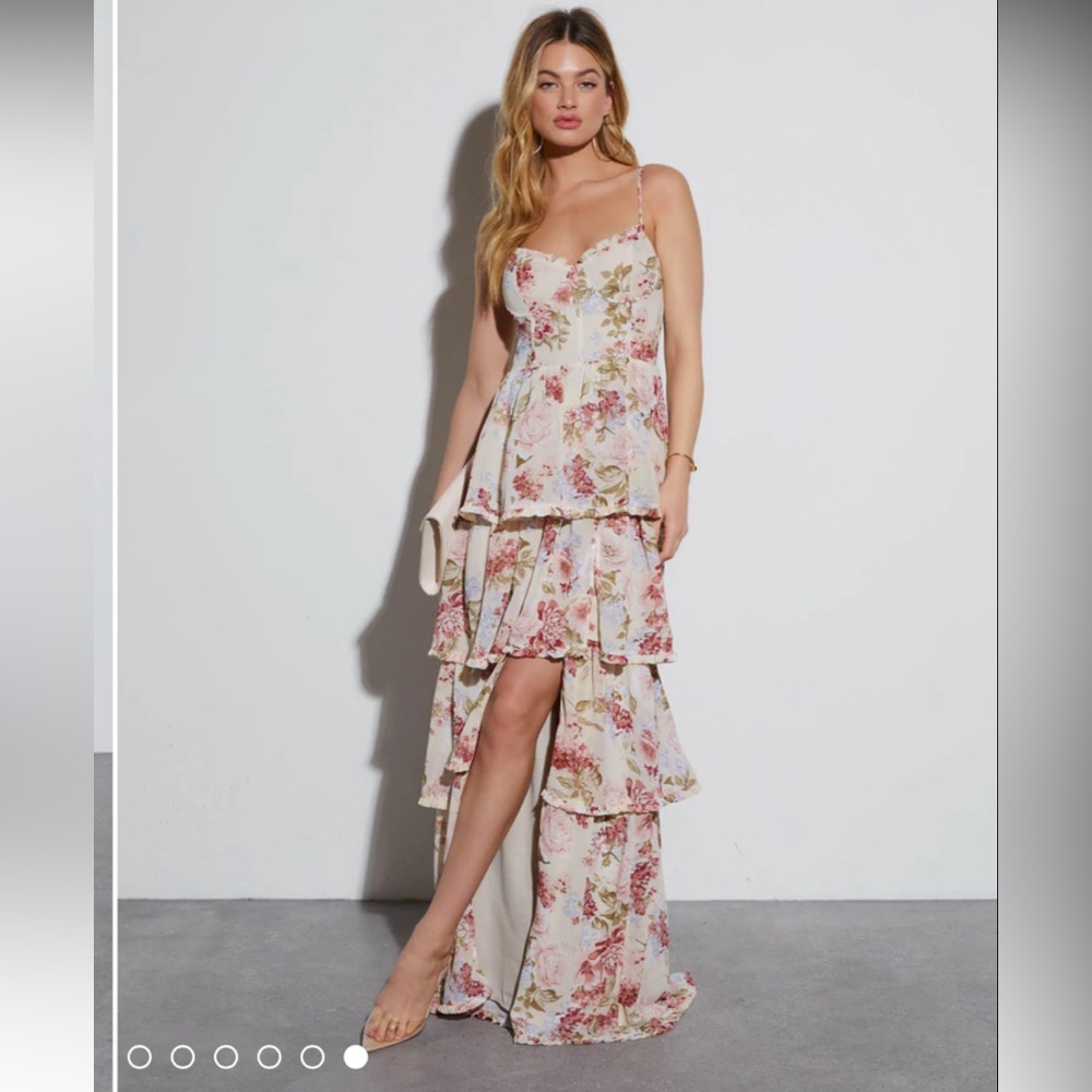 Petal & Pup tiered floral dress